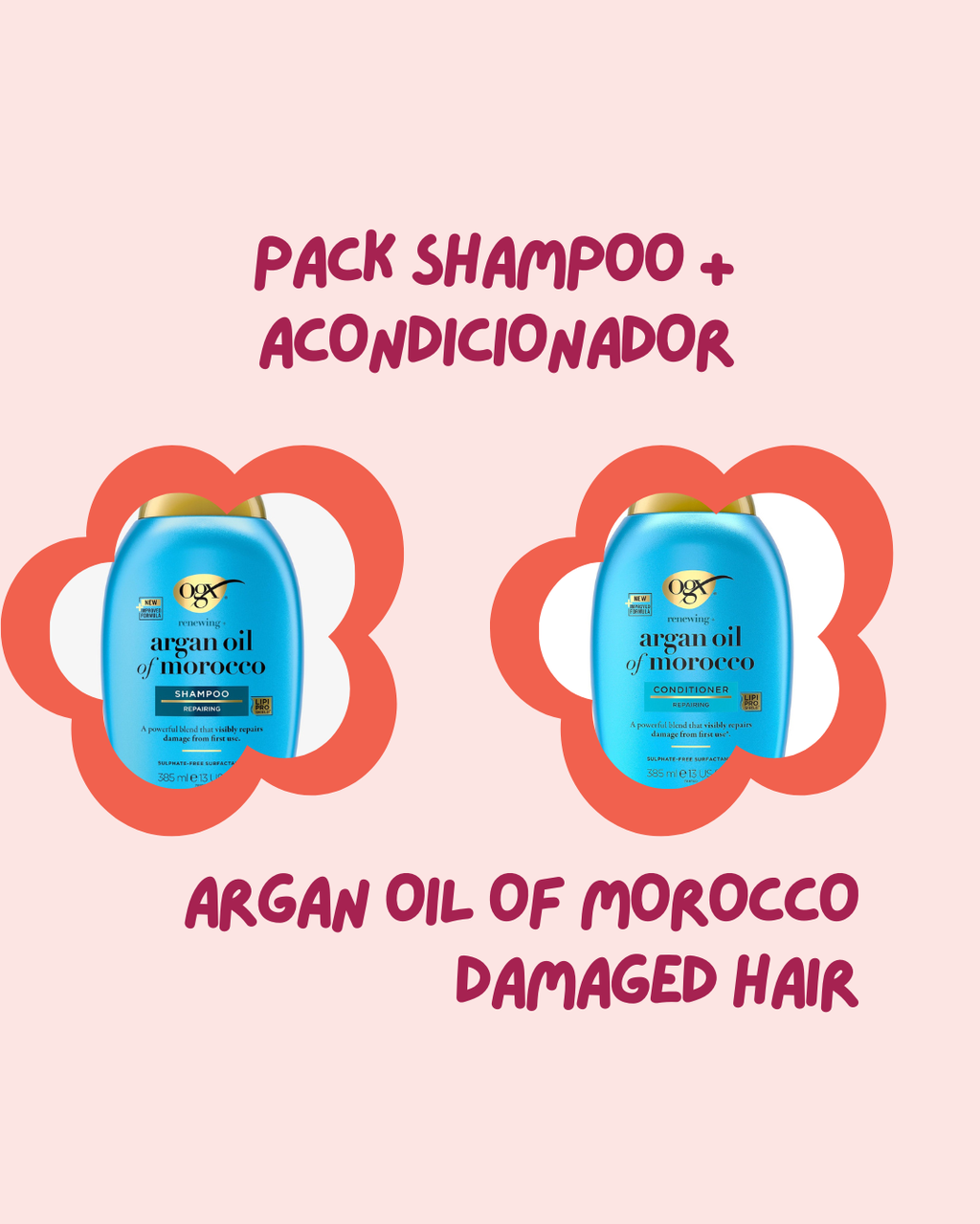 🌿 Combo OGX – Rutina Capilar